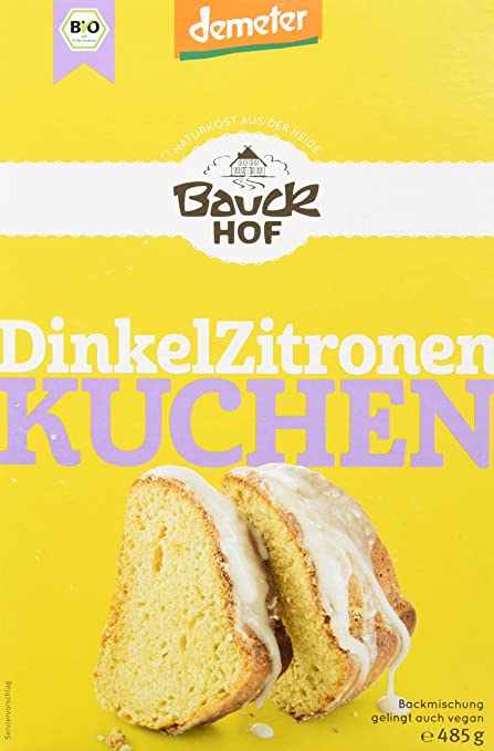 Bauck Demeter Dinkel Zitronenkuchen (485g) Bauck Demeter Dinkel Zitronenkuchen (485g)