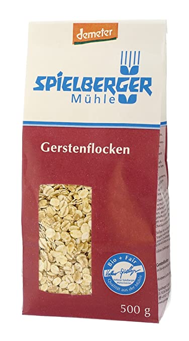 Spielberger Bio Gerstenflocken, demeter (1 x 500 g) Spielberger Bio Gerstenflocken, demeter (1 x 500 g)