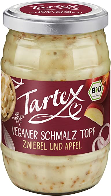 Tartex Bio Freiburger Schmalz-Töpfle mit Zwiebeln und Äpfeln (1 x 250 gr) Tartex Bio Freiburger Schmalz-Töpfle mit Zwiebeln und Äpfeln (1 x 250 gr)