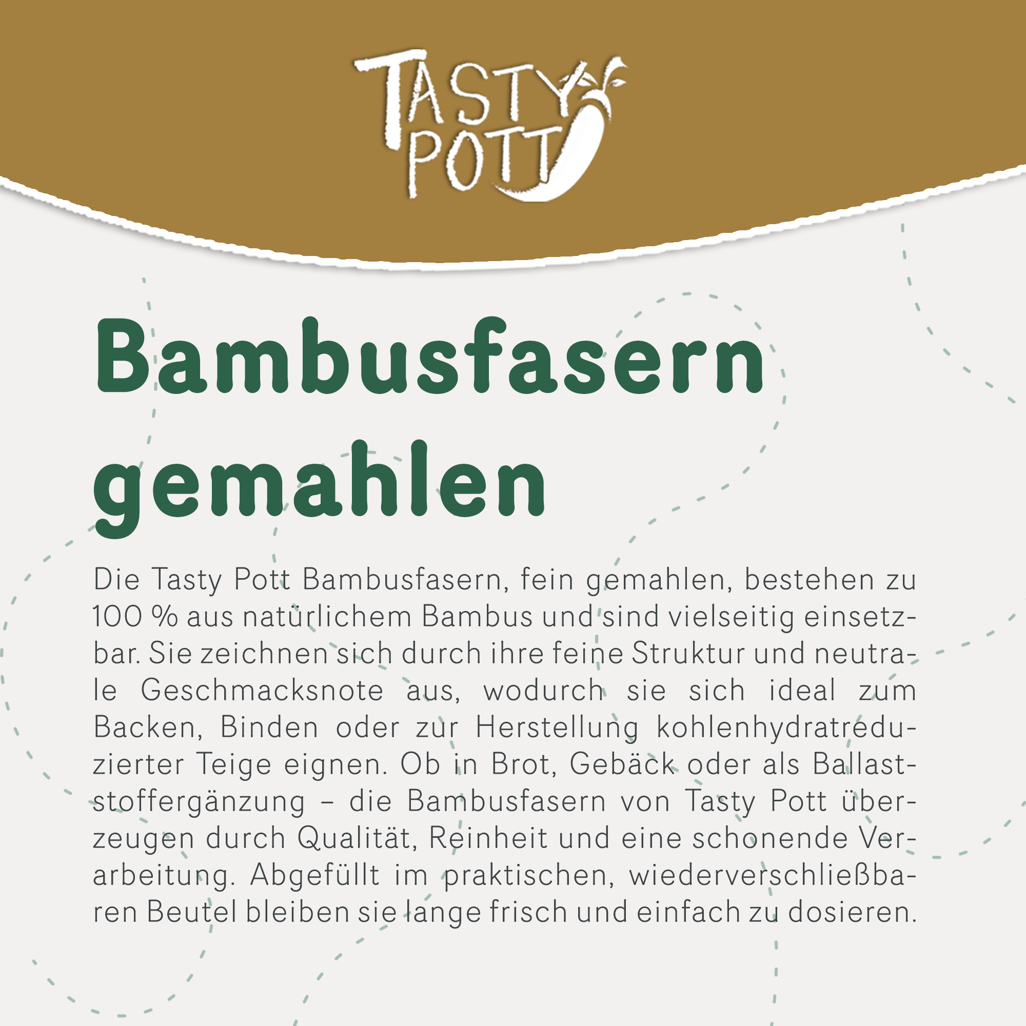 Bambusfasern gemahlen 1kg