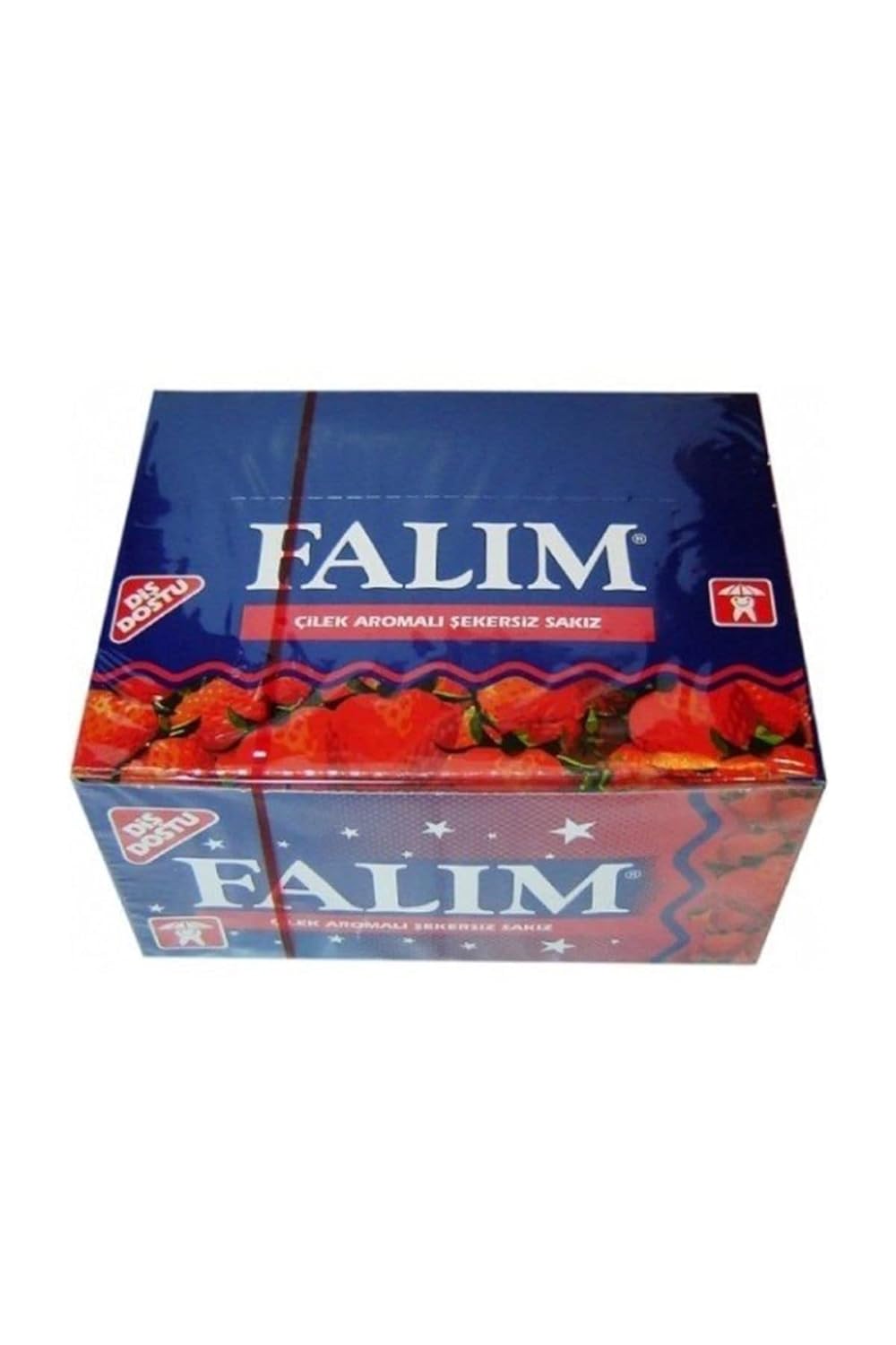 Falim Kaugummi mit Erdbeeraroma (100 Stück) Falim Kaugummi mit Erdbeeraroma (100 Stück)