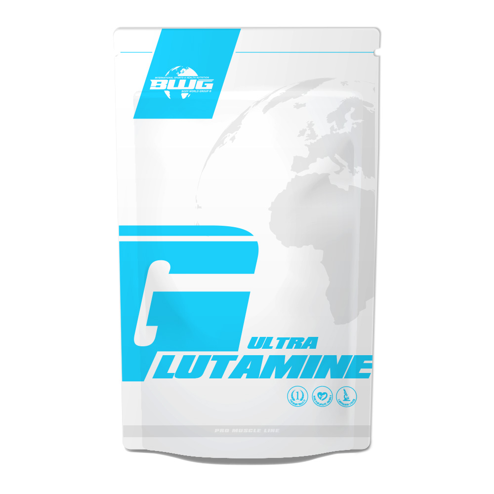 BWG Ultra L-Glutamin, +Vitamin B6 (1000g Beutel)