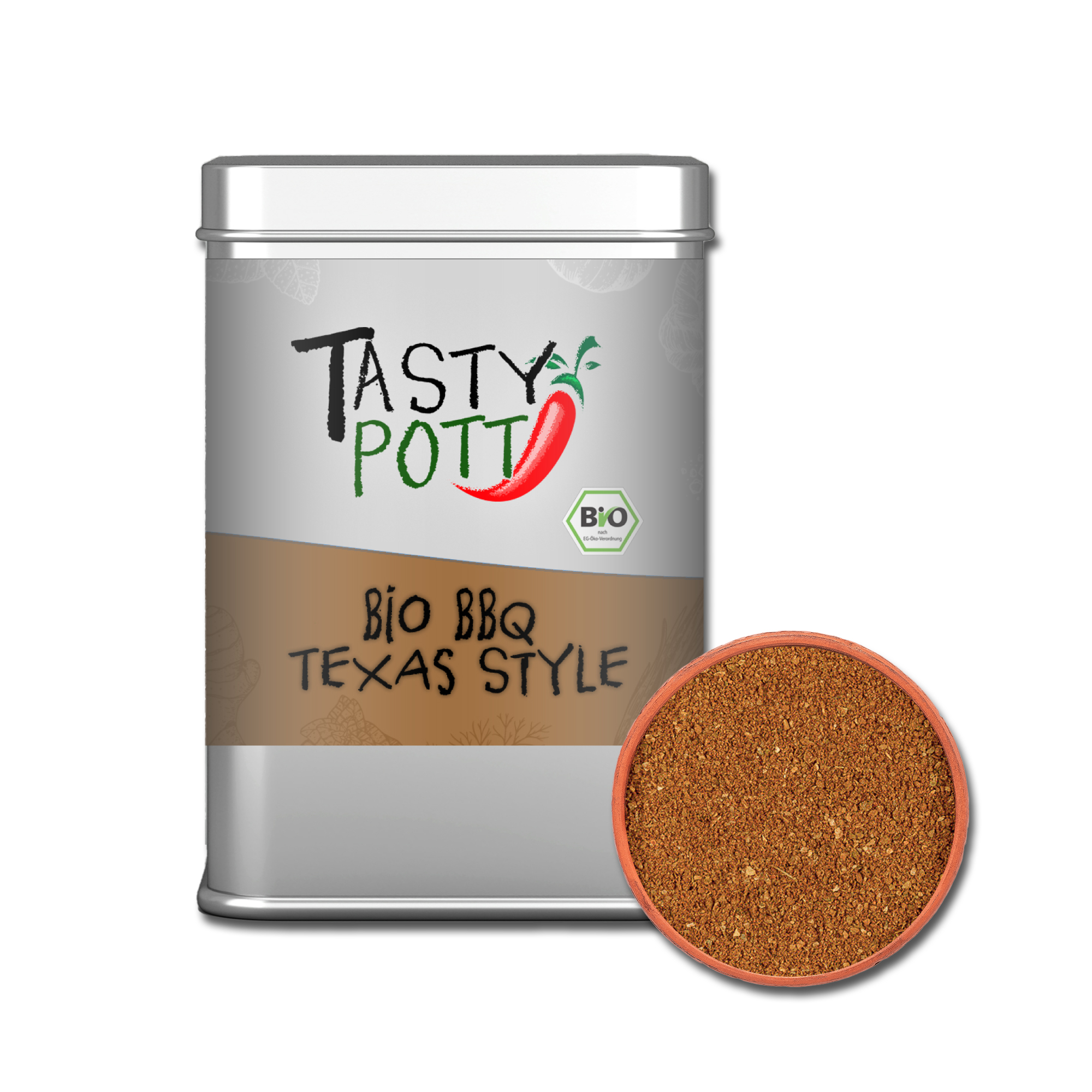 Texas BBQ Gewürz - Grillgewürz Texas Style | 100g Tasty Pott