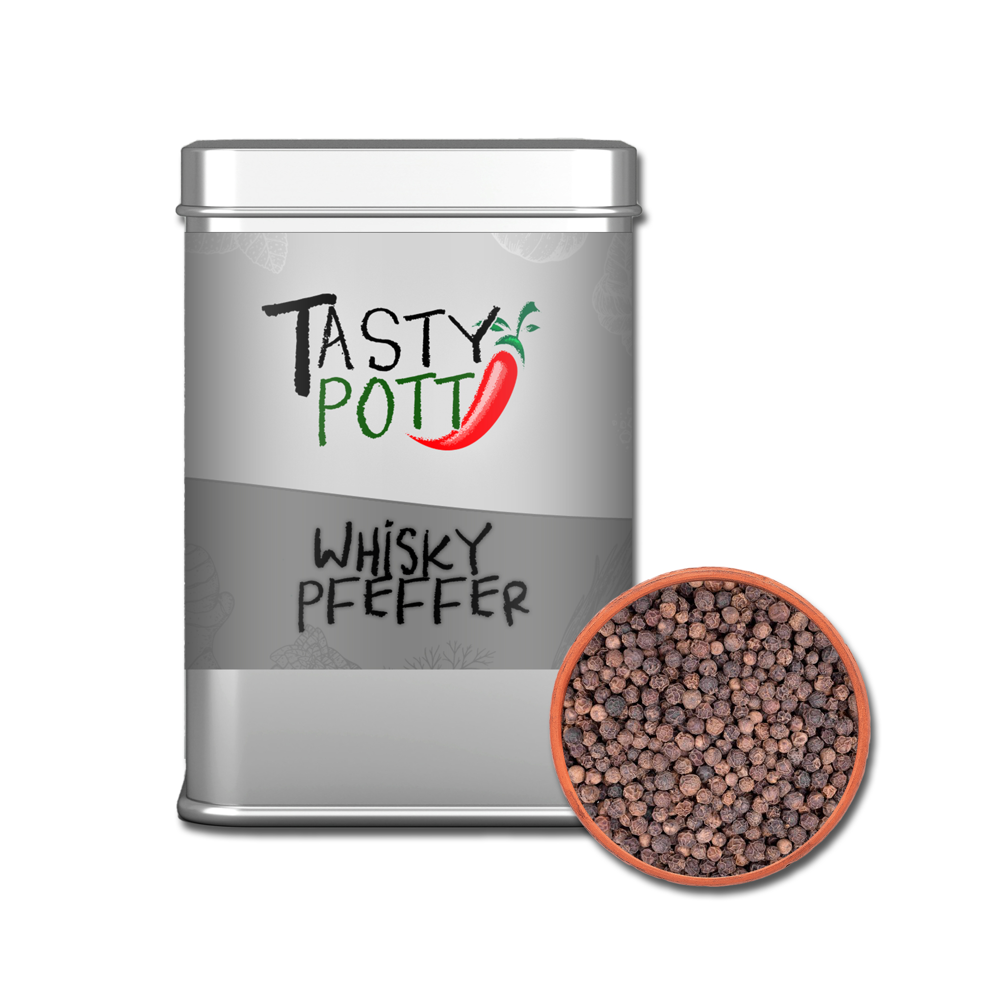 Tasty Pott Whisky Pfeffer I 50g Dose
