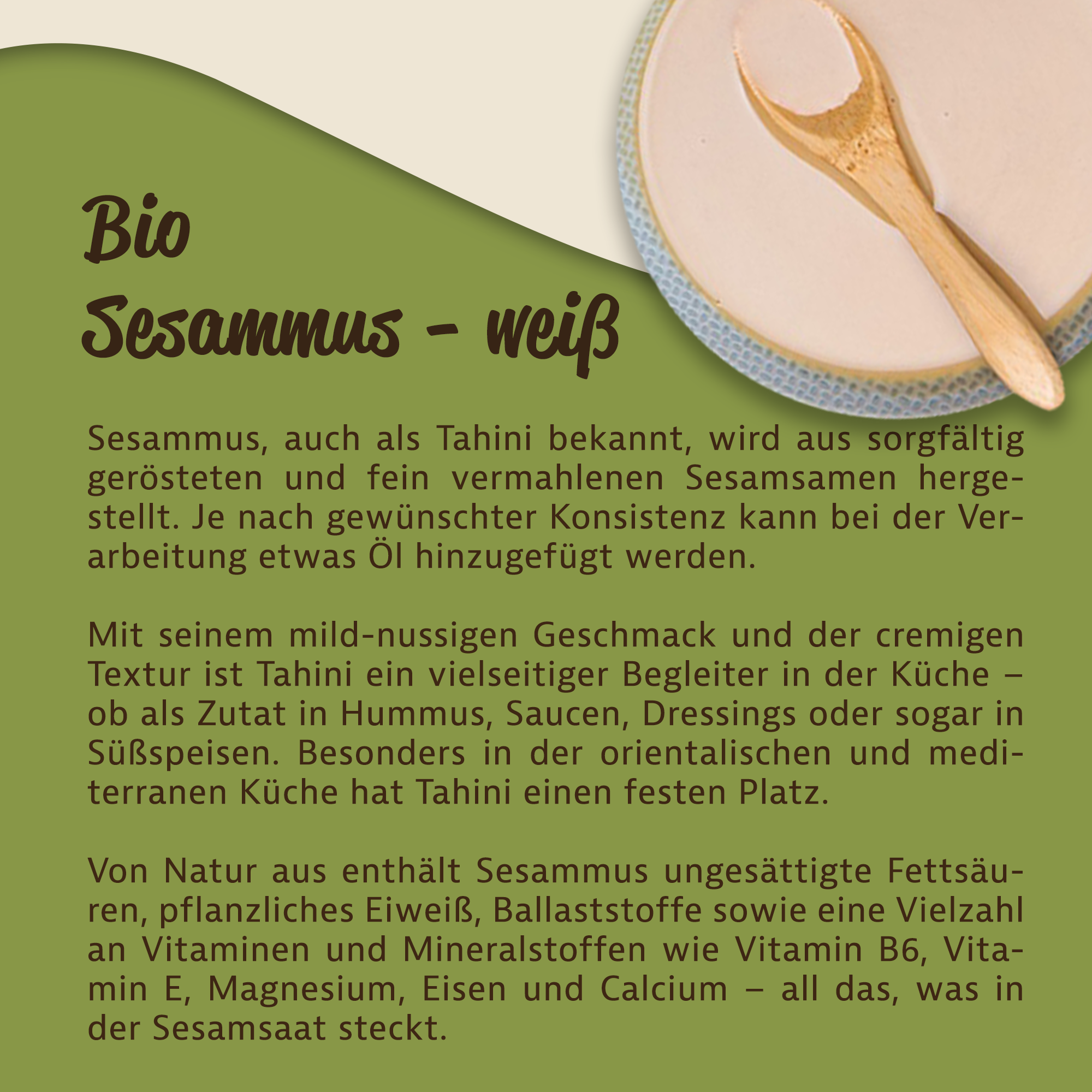 Mynatura Bio Sesammus Weiß 500g