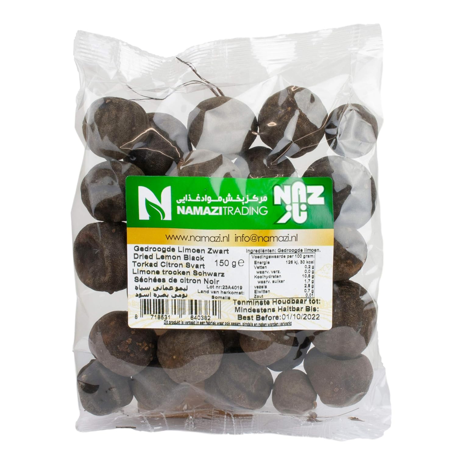 Naz - Schwarze Getrocknete Limetten (4x150g) Naz - Schwarze Getrocknete Limetten (4x150g)