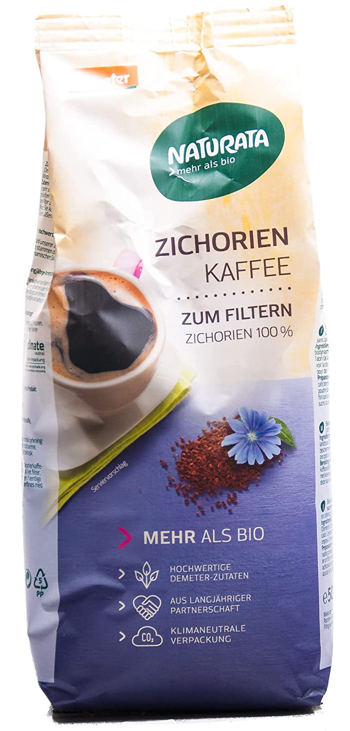 Naturata Zichorienkaffee zum Filtern - Nachfüllbeutel 500g Naturata Zichorienkaffee zum Filtern - Nachfüllbeutel 500g