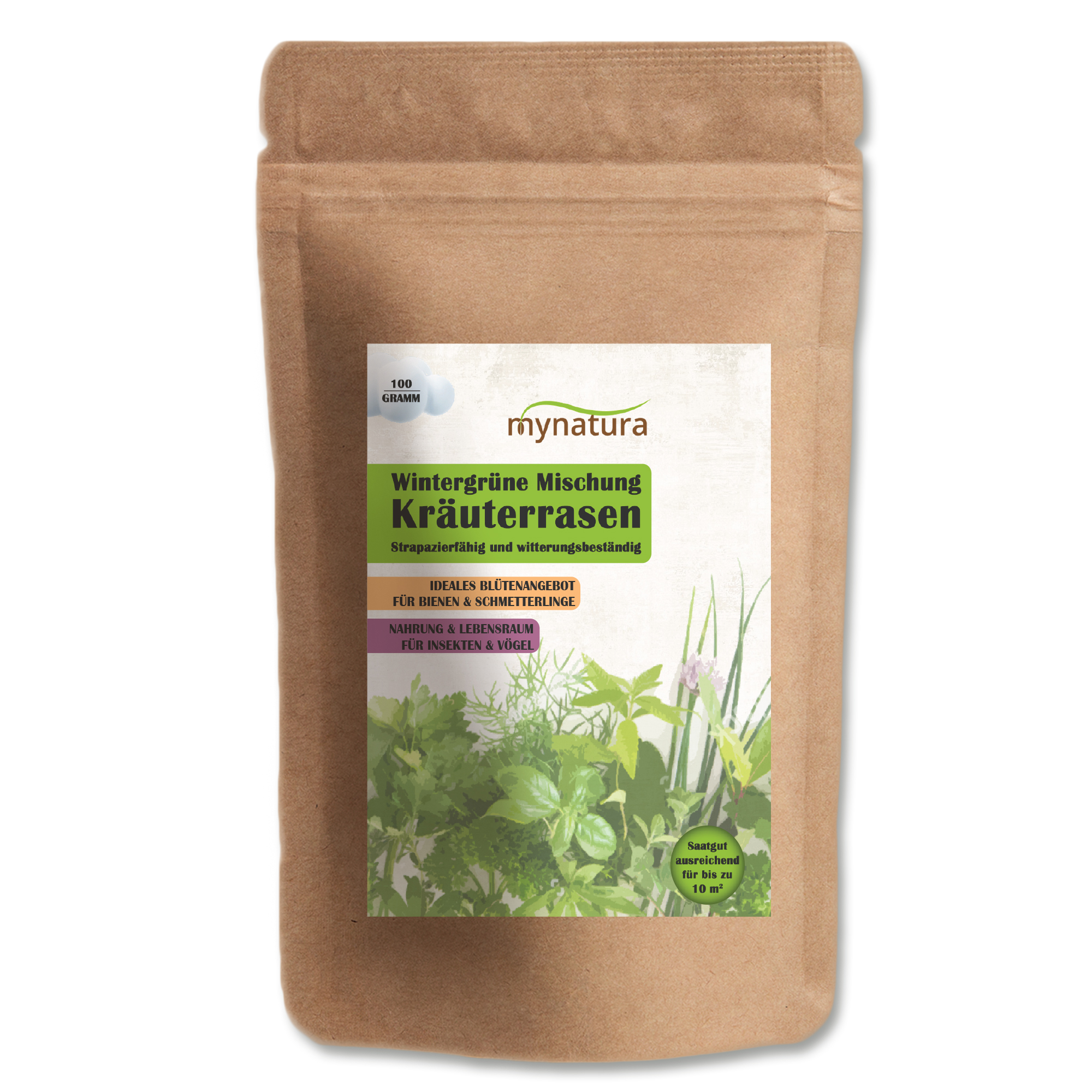 Mynatura Kräuterrasen Wintergrüne Mischung 100g