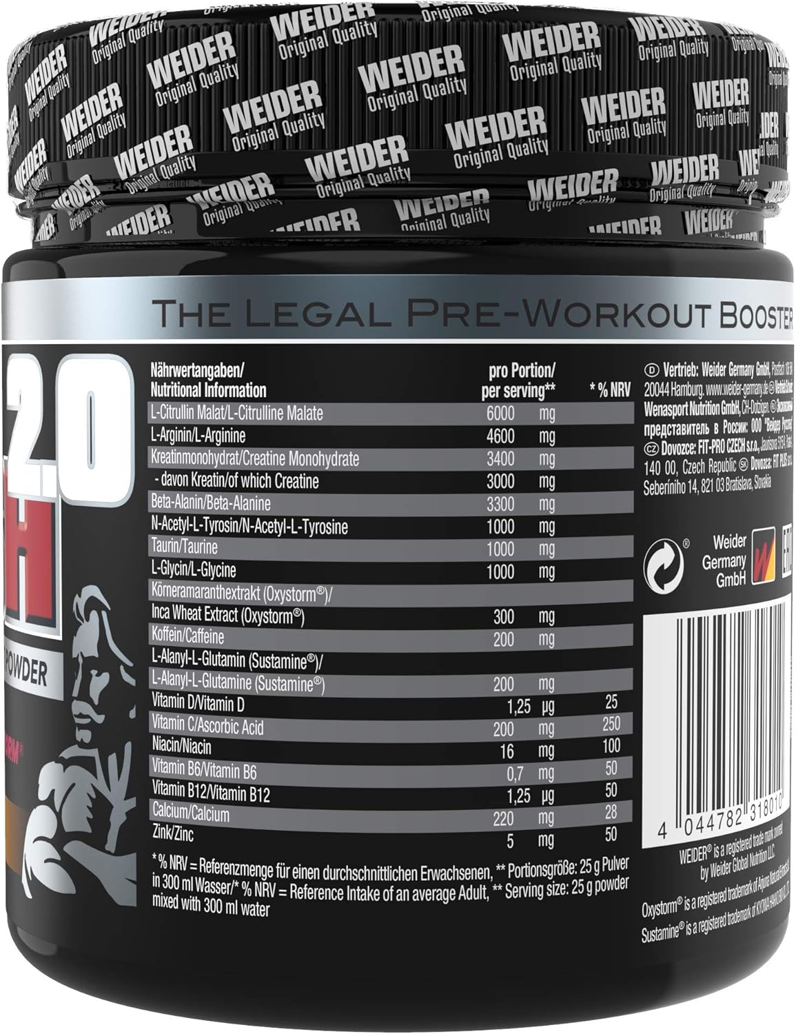 WEIDER Total RUSH 2.0 (375g)