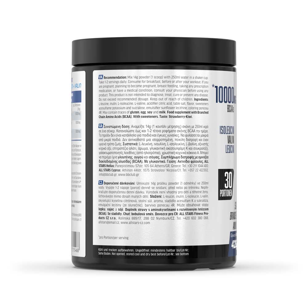 All Stars BCAA Powder 420g Dose