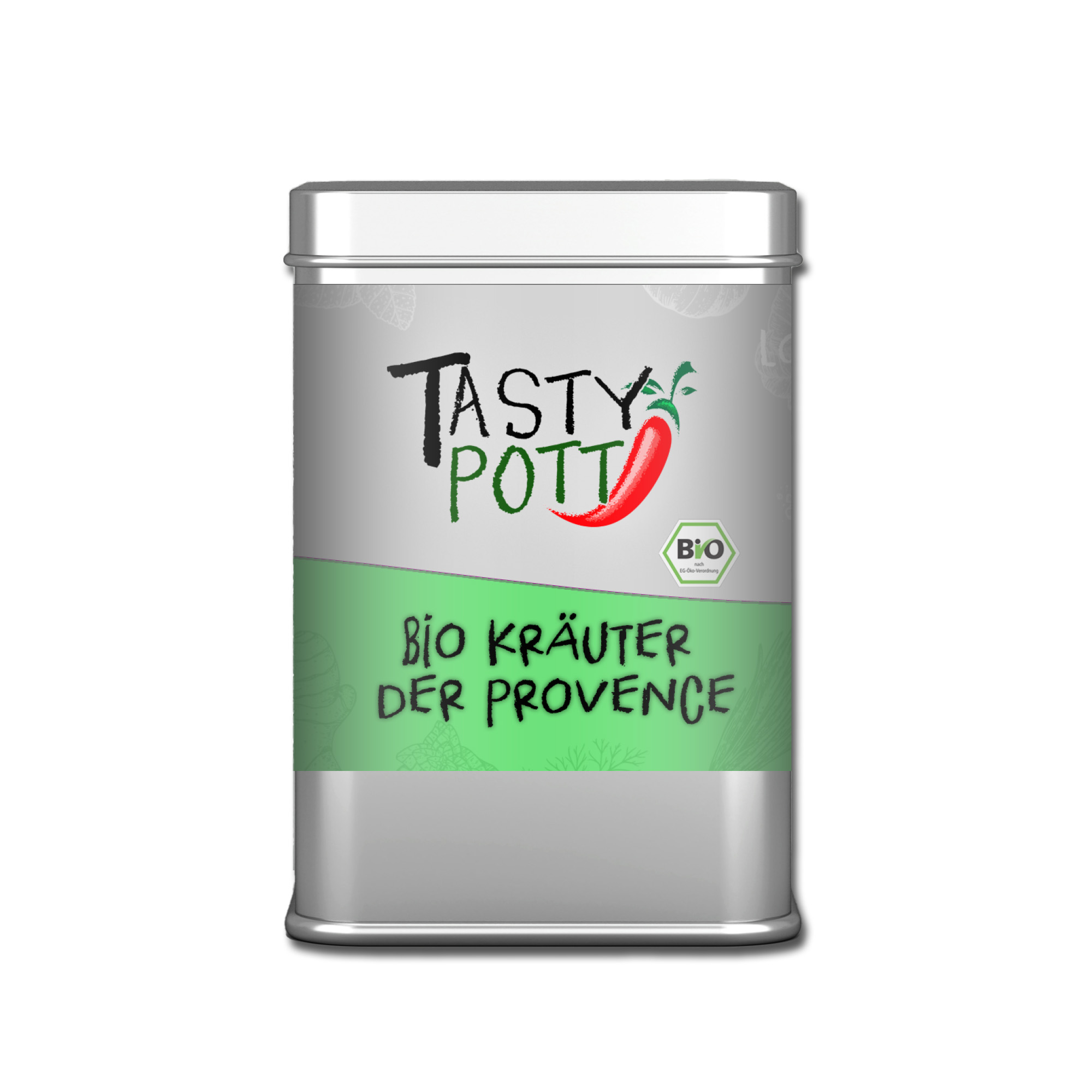 Tasty Pott Bio Kräuter der Provence 55g Dose Tasty Pott Bio Kräuter der Provence 55g Dose