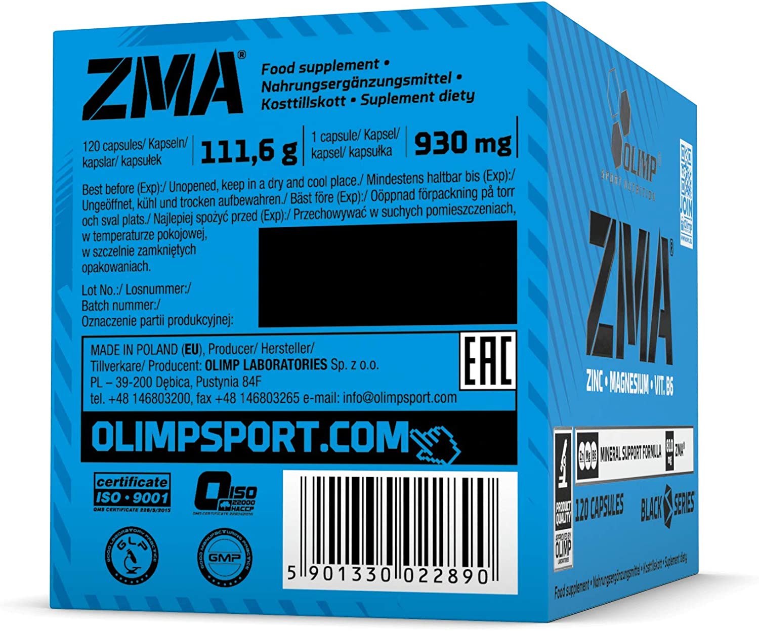 Olimp ZMA 120 Kapseln Olimp ZMA 120 Kapseln