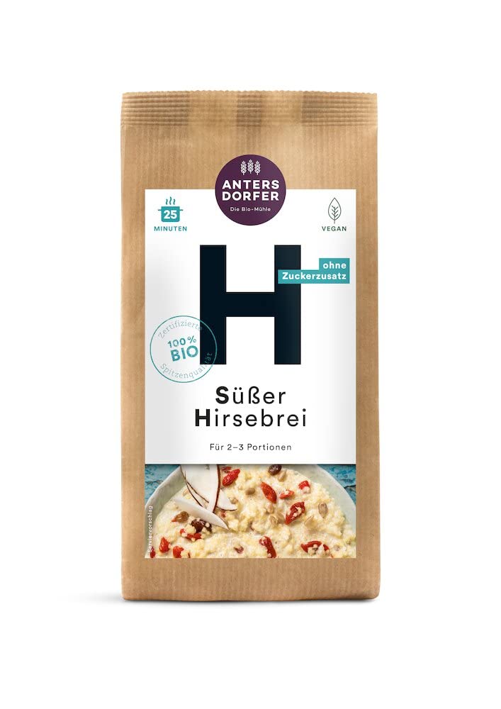Antersdorfer - Die Bio-Mühle Bio Süßer Hirsebrei (6x150g)
