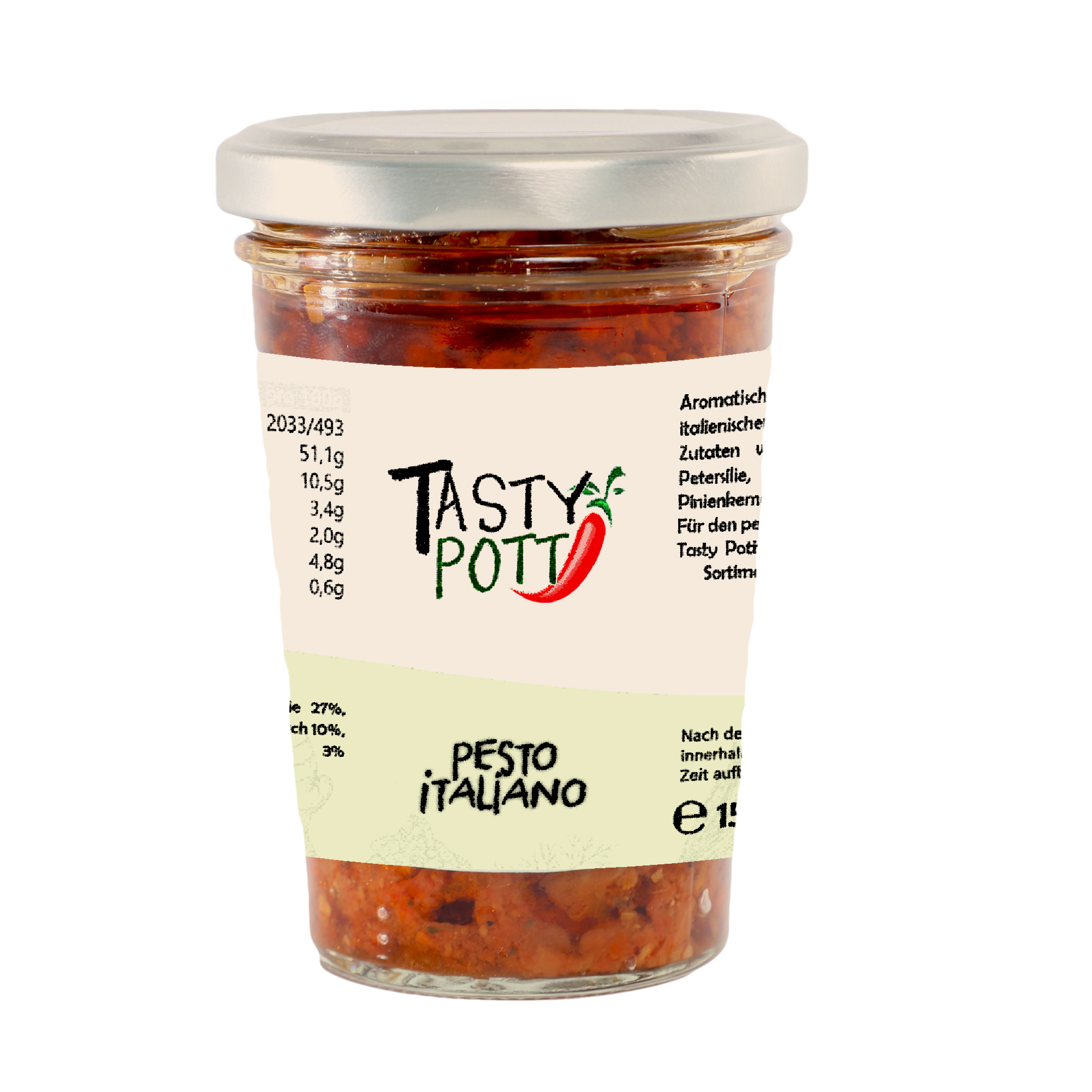 Pesto Italiano - Kräuter Pest - 150g Glas von Tasty Pott
