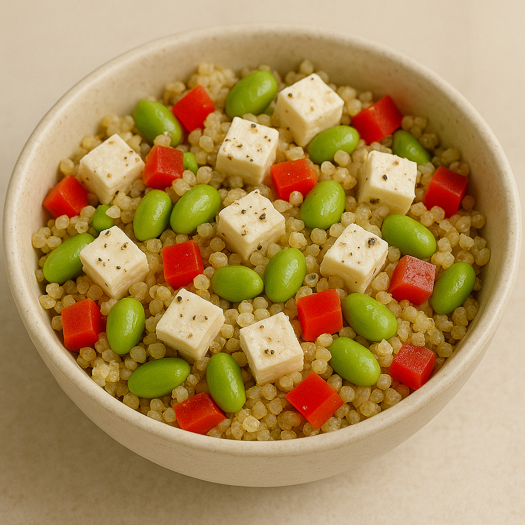 💪 Quinoa-Fitness-Salat mit Edamame 