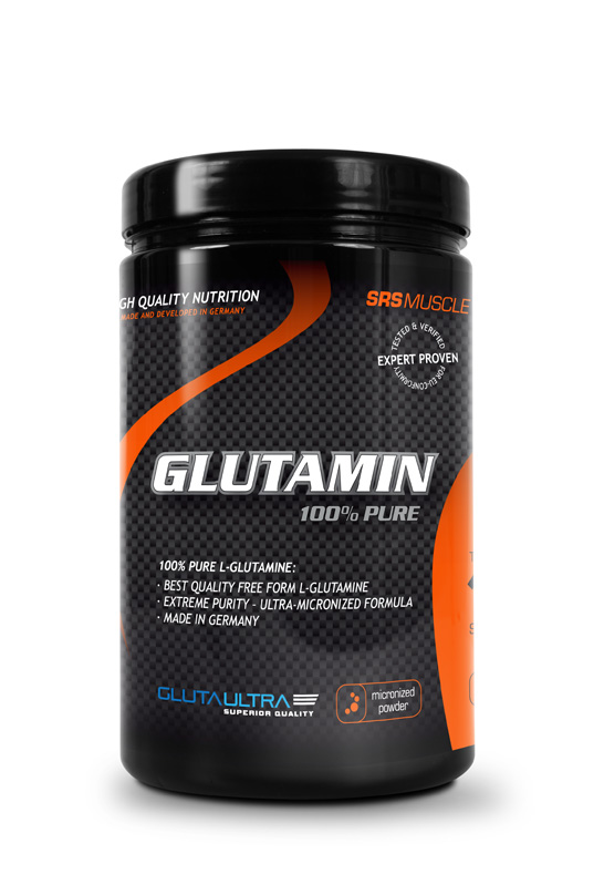 SRS Glutamin Pure Fitness Qualität 500 g Dose