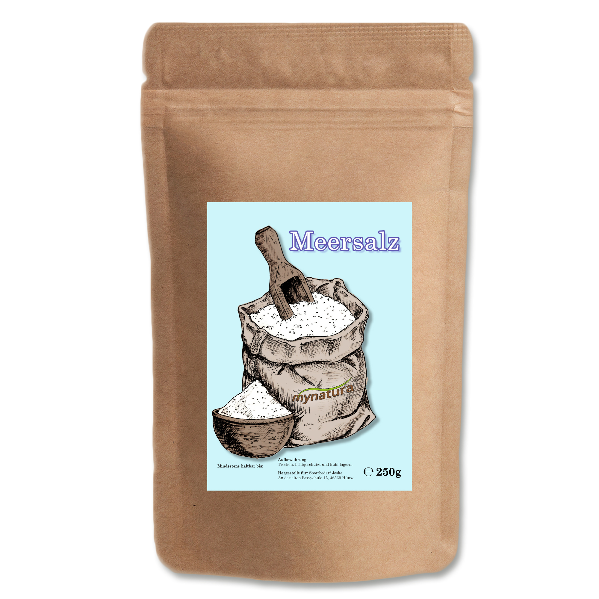 Mynatura Geschenk Set zum Einzug – Brot und Salz I Brotbackmischung I Meersalz I Karte Alles Gute