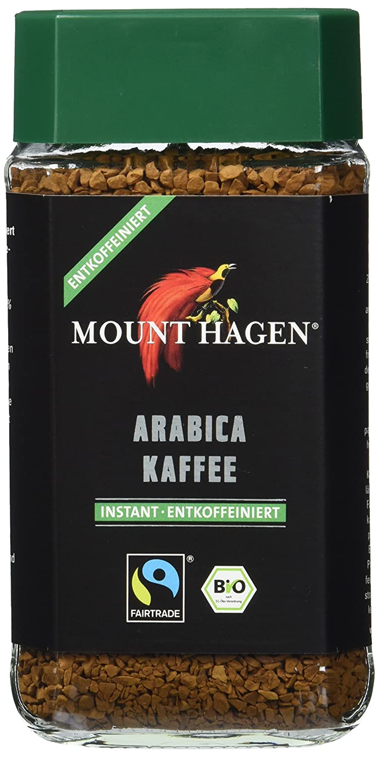 Mount Hagen löslicher Kaffee entcoffeiniert 100 g Mount Hagen löslicher Kaffee entcoffeiniert 100 g