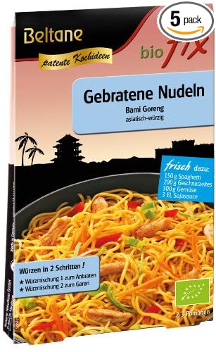 Beltane biofix Gebratene Nudeln - 2 Portionen, 5er Pack (5x 15,8 g) - Bio