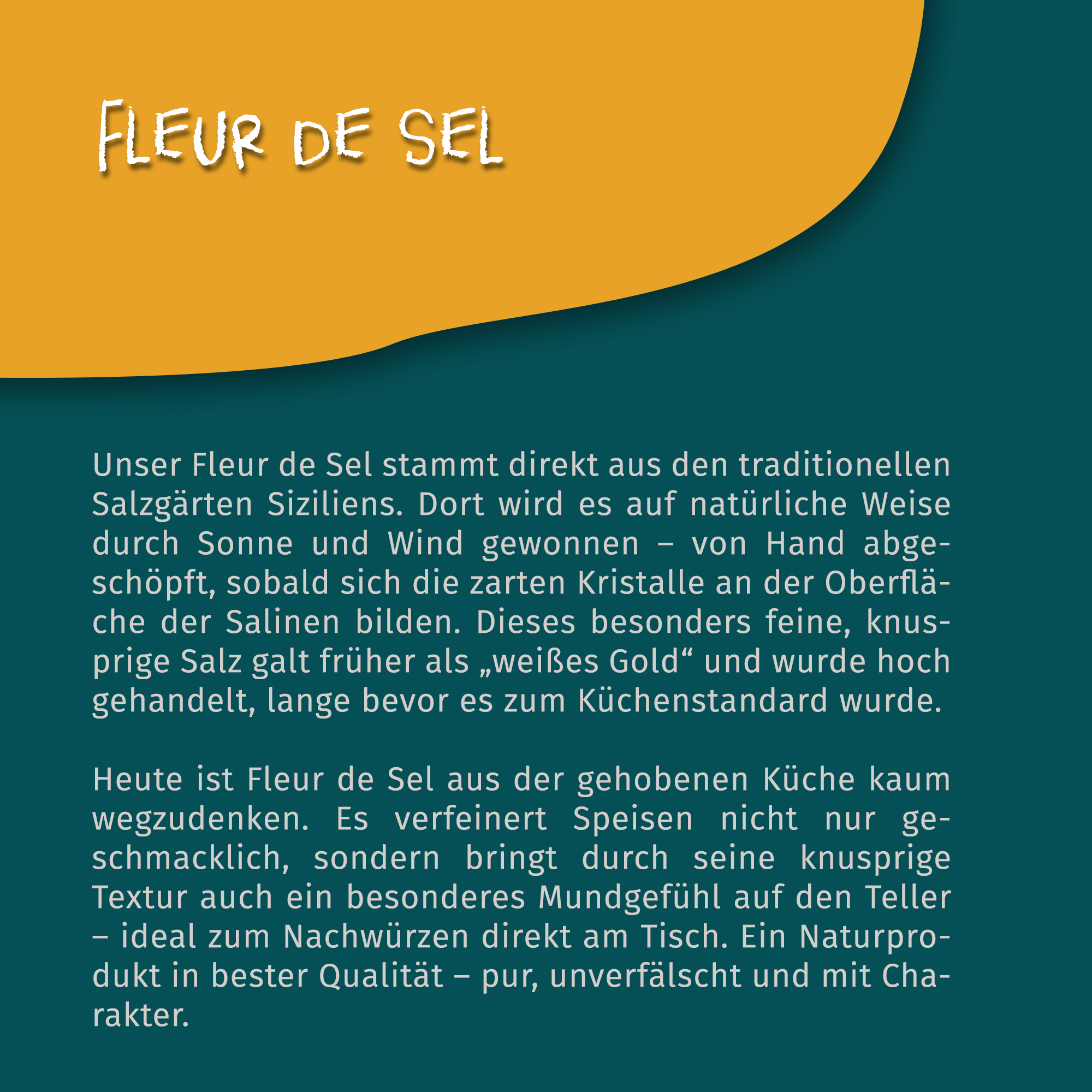 Fleur de Sel Meersalz 150g Dose von Tasty Pott