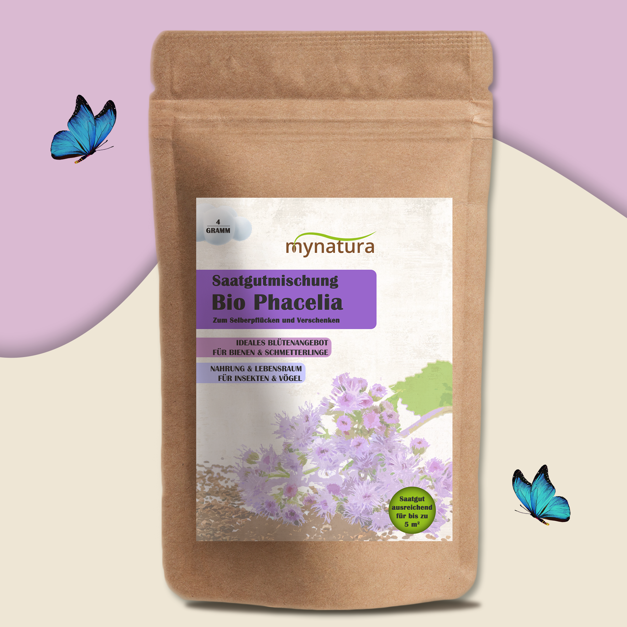 Mynatura Bio Phacelia Saatgutmischung Saatgut (4g) Mynatura Bio Phacelia Saatgutmischung Saatgut (4g)