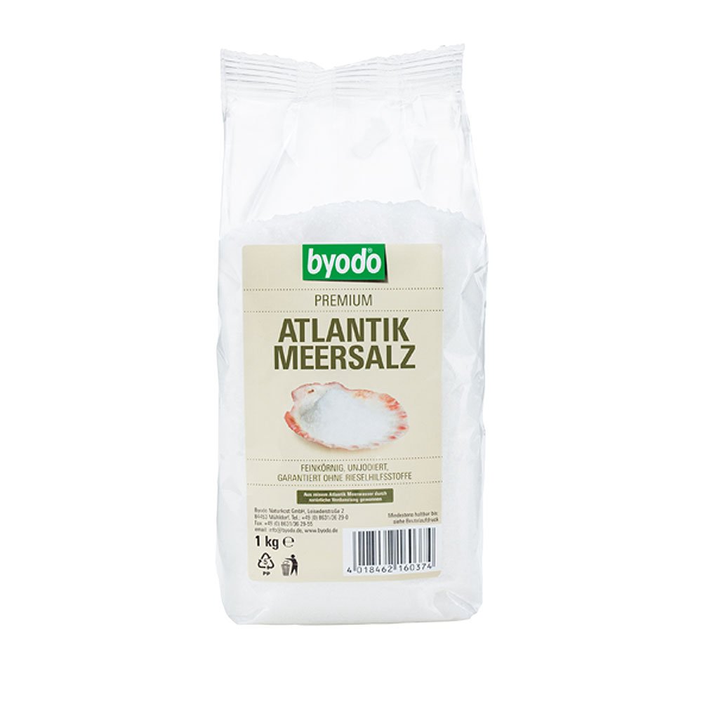 Byodo Atlantik-Meersalz fein 1000g Byodo Atlantik-Meersalz fein 1000g