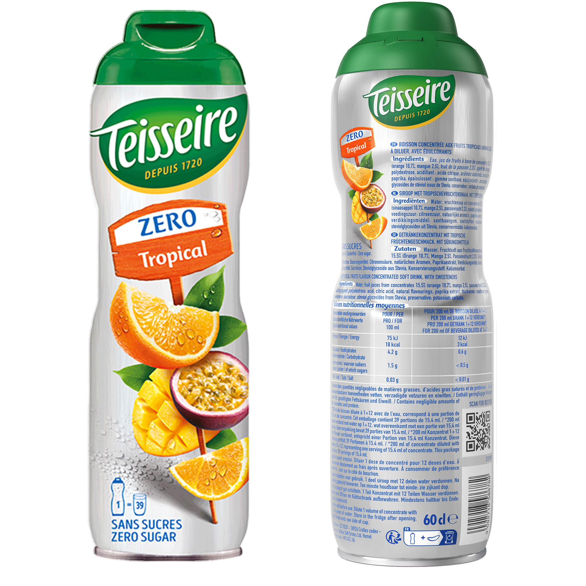 Teisseire Sirup 1 x 600ml Teisseire Sirup 1 x 600ml