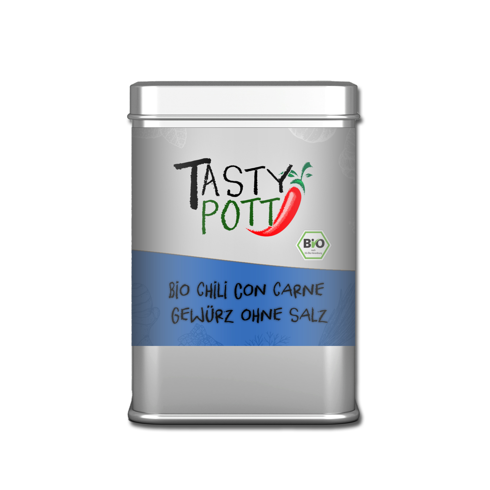 Bio Chili con Carne Gewürz - gemahlene Gewürzmischung - 100g Dose Tasty Pott Bio Chili con Carne Gewürz - gemahlene Gewürzmischung - 100g Dose Tasty Pott