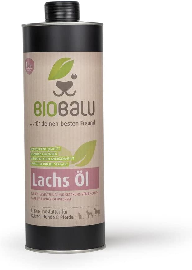 Biobalu Lachsöl 1000ml aus nachhaltigem Fischfang Biobalu Lachsöl 1000ml aus nachhaltigem Fischfang