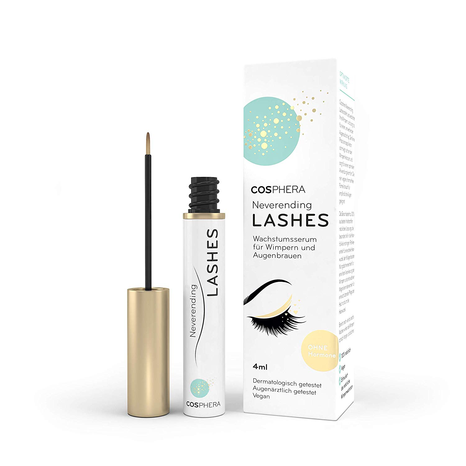 Cosphera - Neverending Lashes - Wimpernserum & Augenbrauenserum 4ml Cosphera - Neverending Lashes - Wimpernserum & Augenbrauenserum 4ml