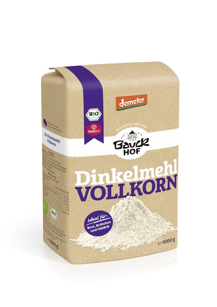 Bauckhof Bio Dinkelmehl Vollkorn Demeter (2x1000g) Bauckhof Bio Dinkelmehl Vollkorn Demeter (2x1000g)