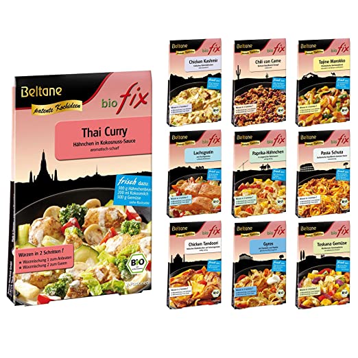 Beltane biofix "Kulinarische Weltreise" - 10 x 2 Portionen - Bio Beltane biofix "Kulinarische Weltreise" - 10 x 2 Portionen - Bio