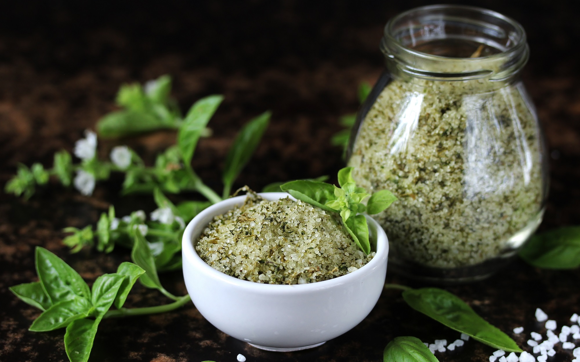 Bio Kräutersalz - Mediterrane Kräuter mit Salz - 100g Dose Tasty Pott