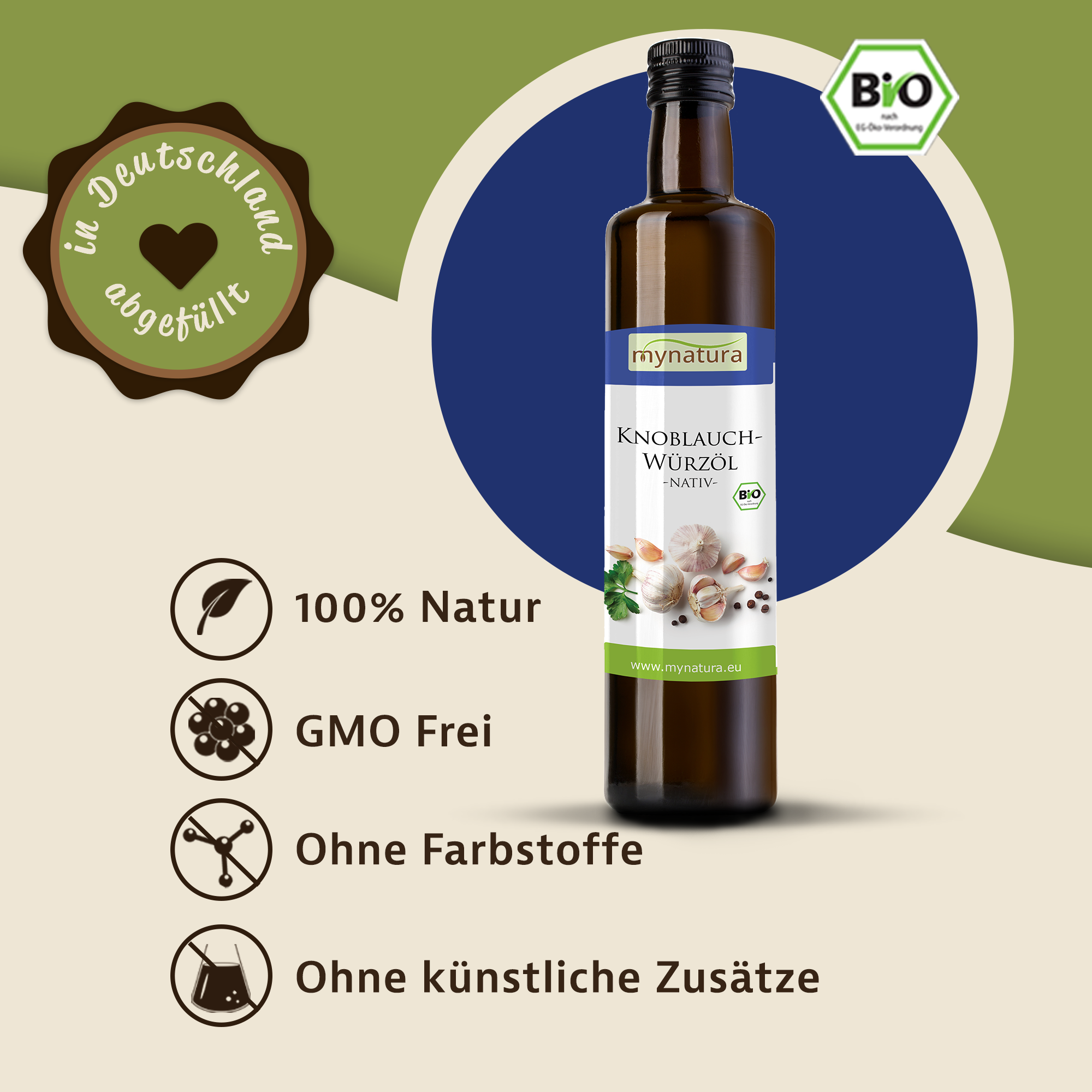 Mynatura Bio Knoblauchwürzöl 0,25L