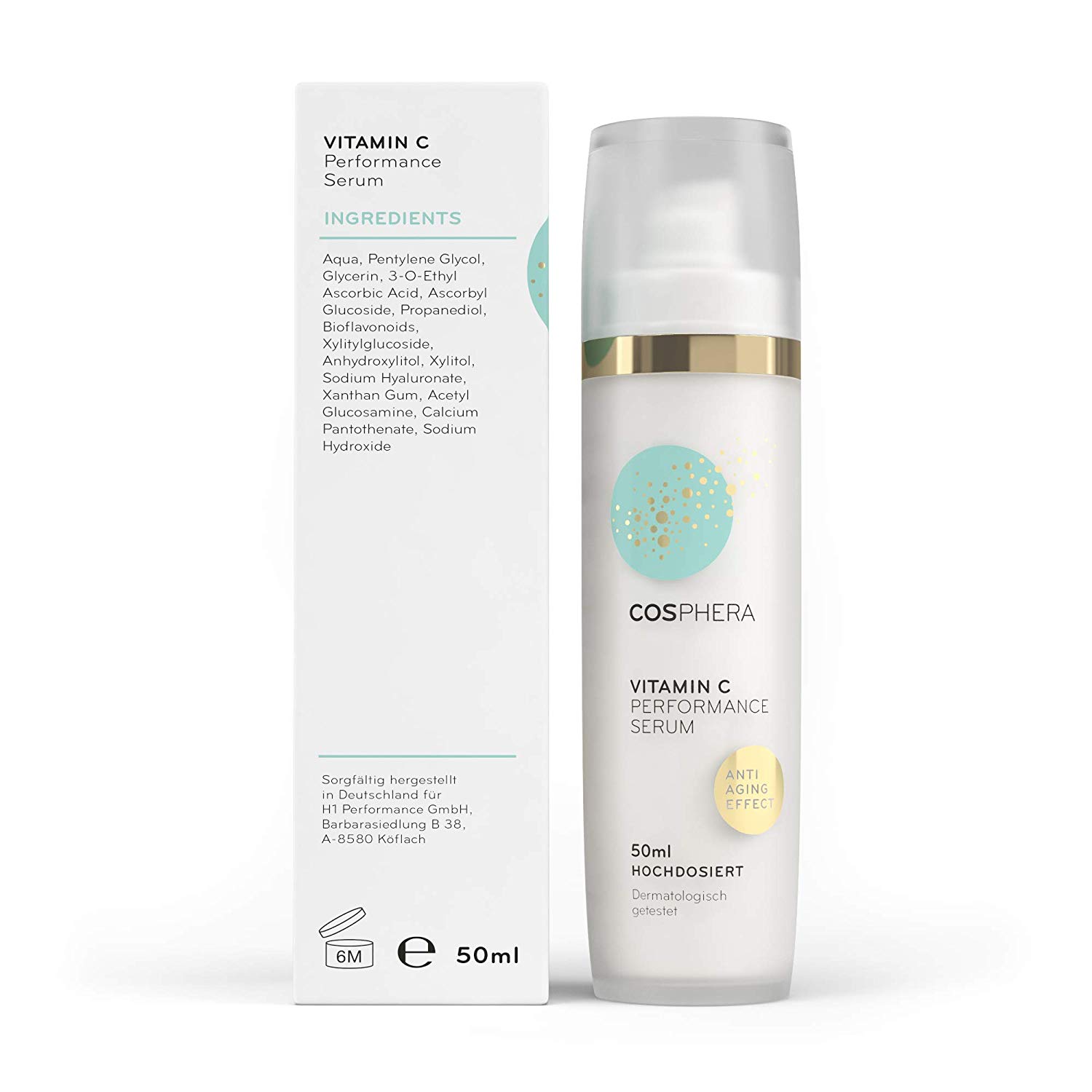 Cosphera - Vitamin C Performance Serum hochdosiert 50 ml Cosphera - Vitamin C Performance Serum hochdosiert 50 ml