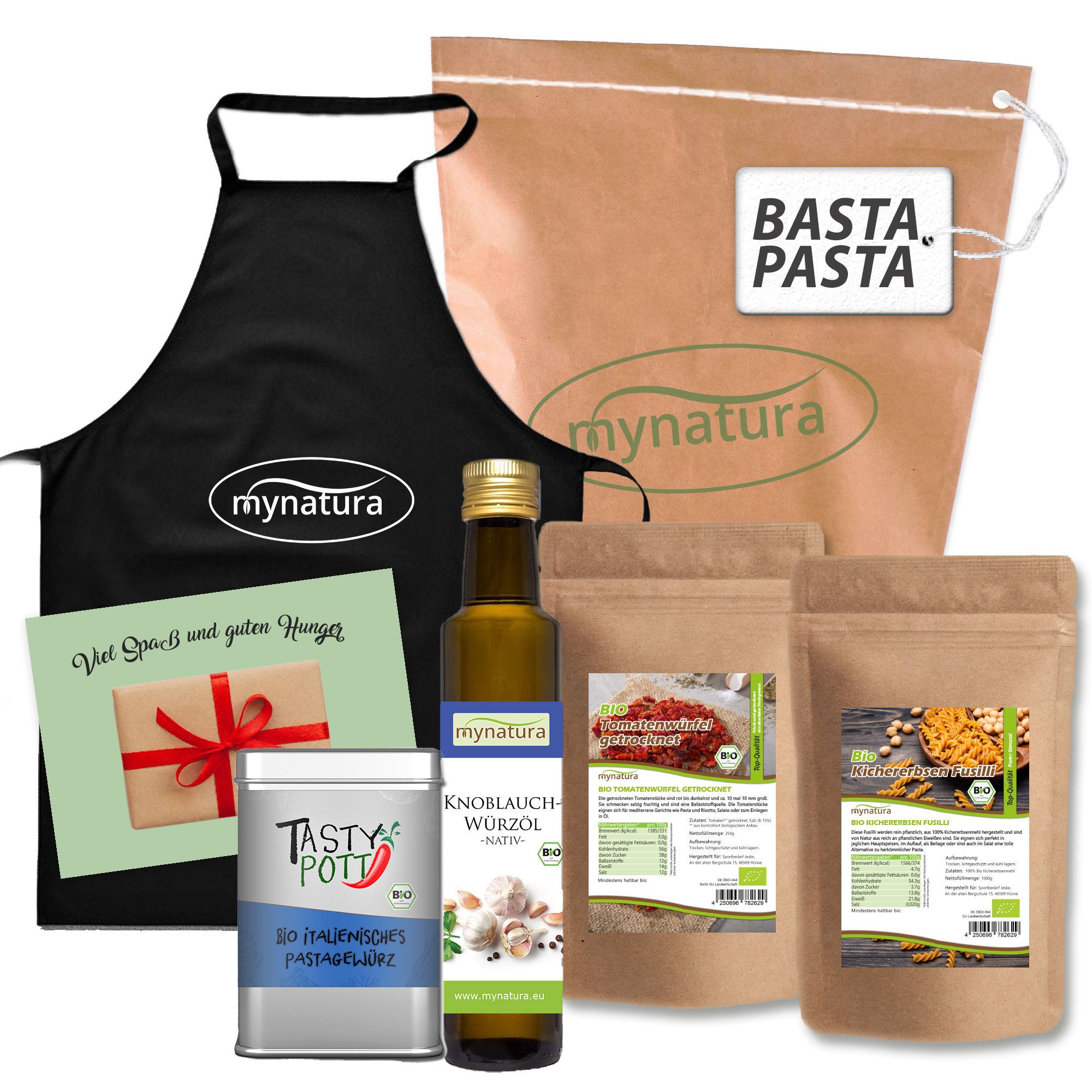 Mynatura Basta Pasta Set - Zutaten für leckere Pastagerichte Mynatura Basta Pasta Set - Zutaten für leckere Pastagerichte