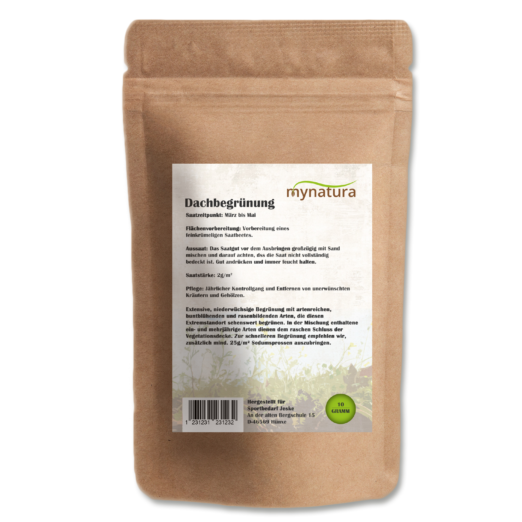 Mynatura Saatgutauswahl – Dachbegrünung (10g)