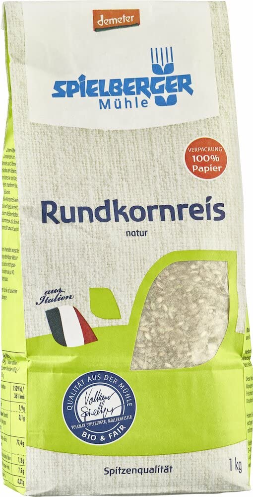 Spielberger Bio Rundkornreis, (6x1kg)