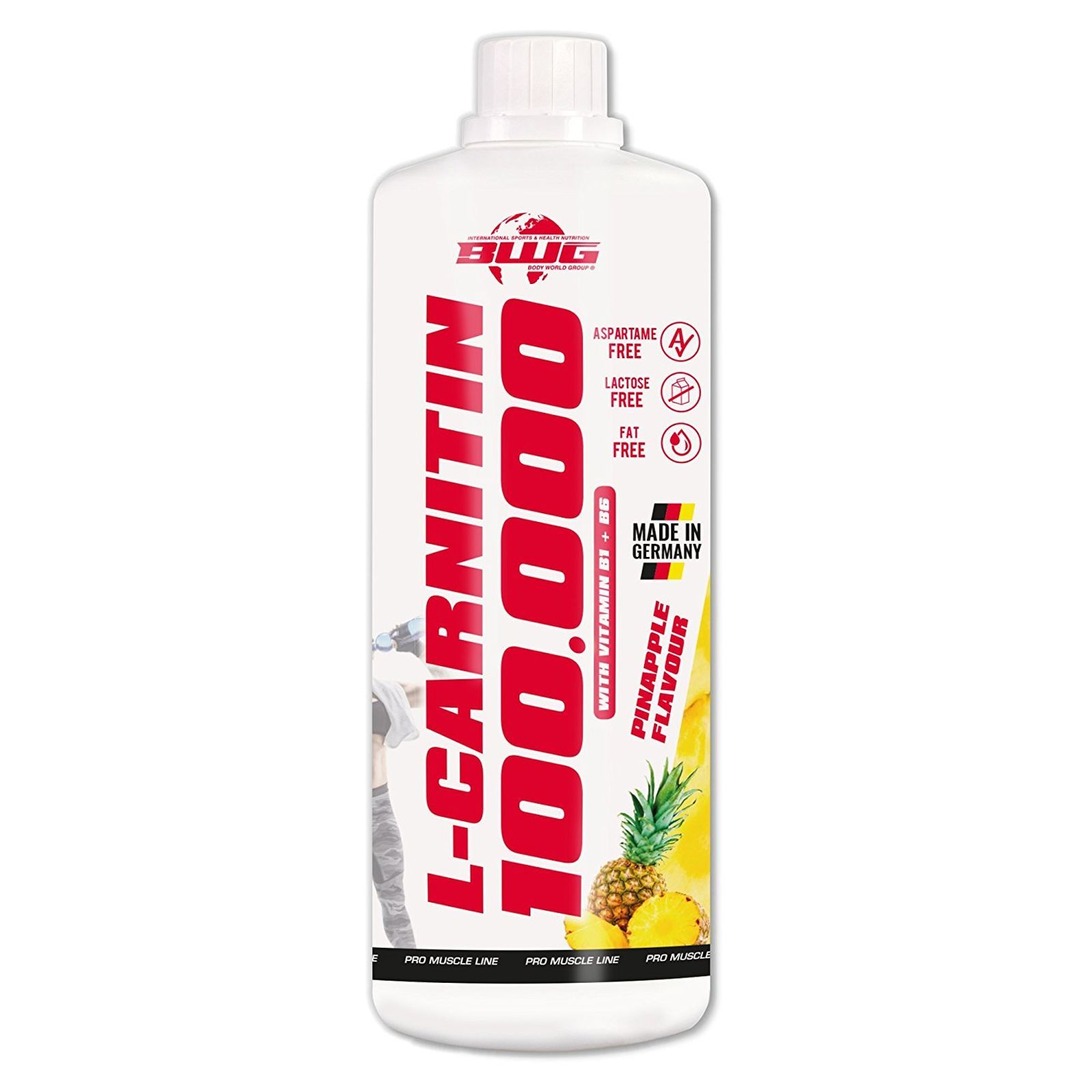 BWG L-Carnitin 100.000mh Liquid 1 Liter (rote Flasche) BWG L-Carnitin 100.000mh Liquid 1 Liter (rote Flasche)