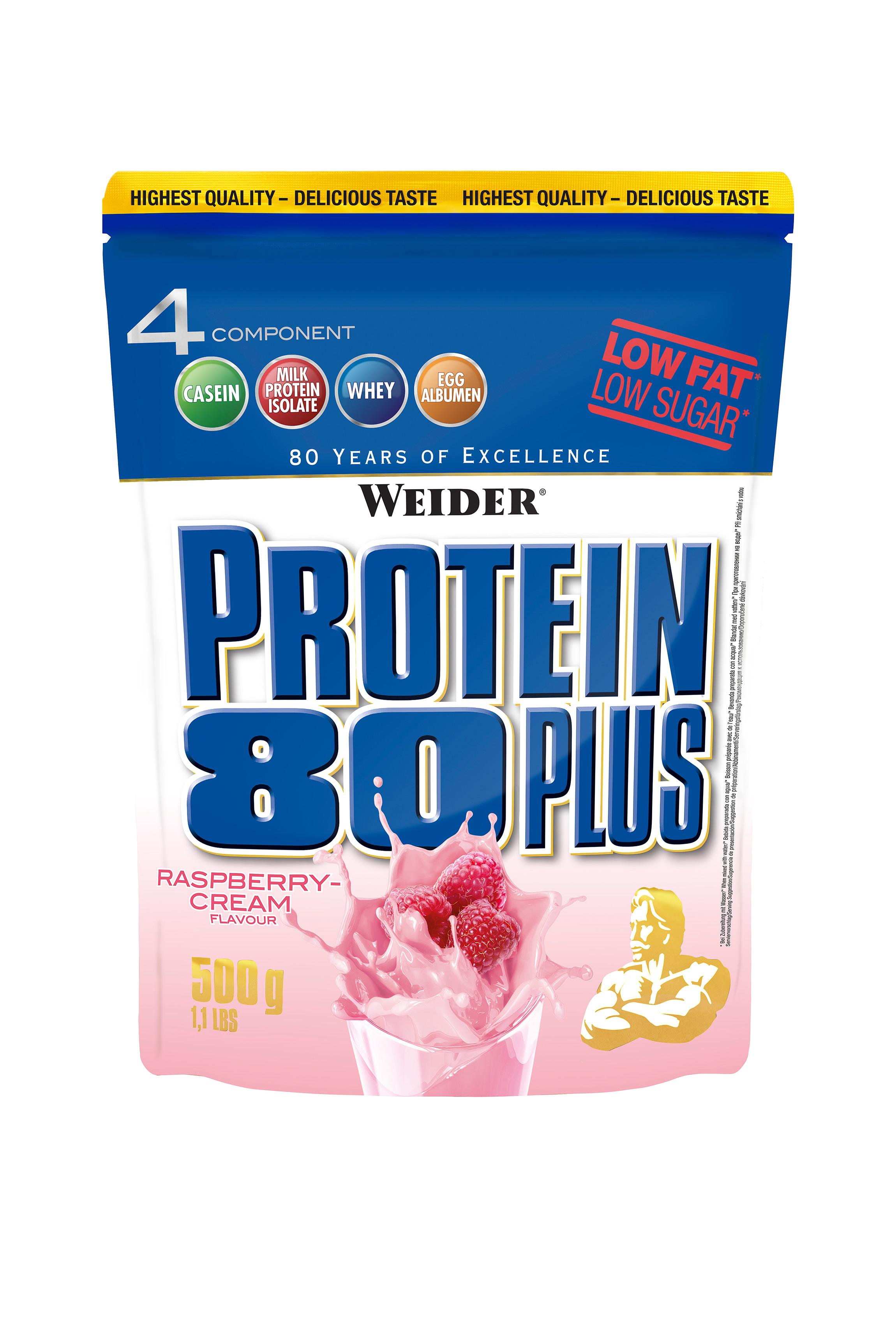 Weider Protein 80 Plus | Whey-Egg-Eiweiß | 2x 500g Weider Protein 80 Plus | Whey-Egg-Eiweiß | 2x 500g