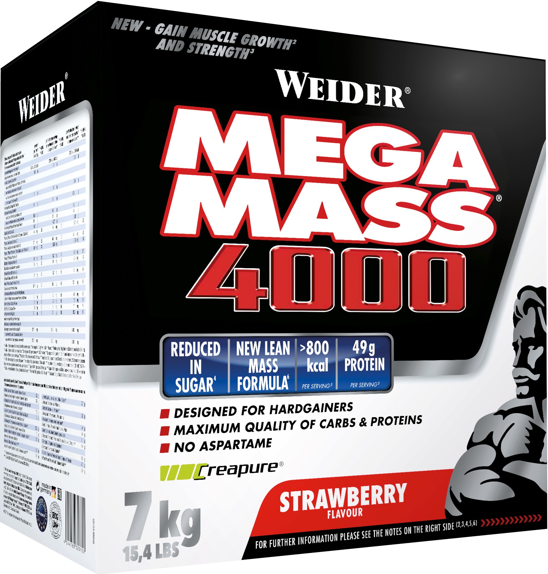 Weider Giant Mega Mass 4000, 7000g Vorratskarton Weider Giant Mega Mass 4000, 7000g Vorratskarton