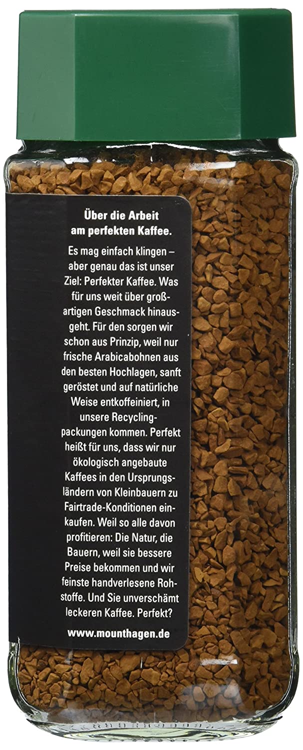 Mount Hagen löslicher Kaffee entcoffeiniert 100 g Mount Hagen löslicher Kaffee entcoffeiniert 100 g
