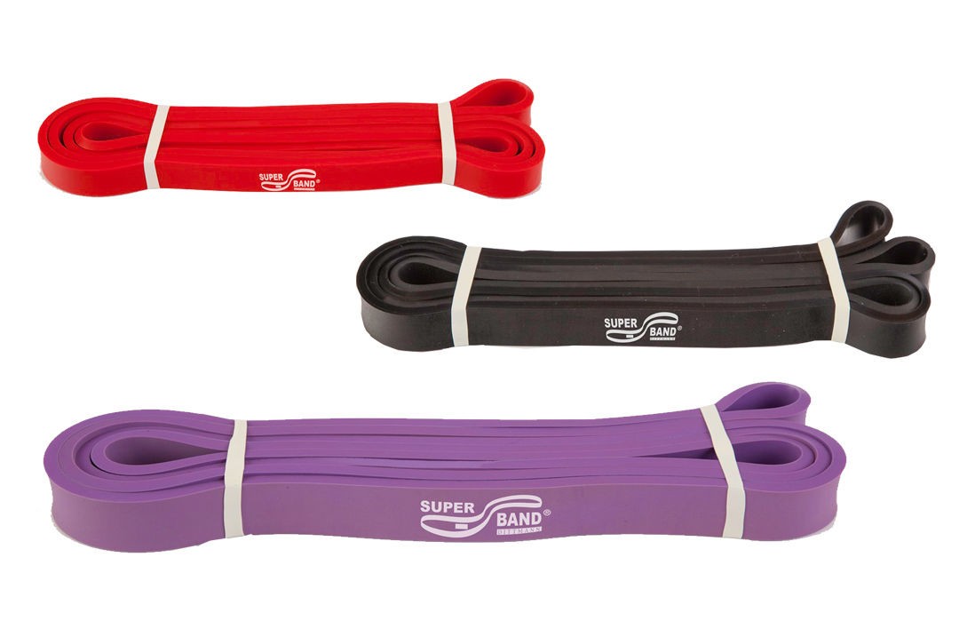 Dittmann SUPERBAND 3er Kombi Rot, Schwarz, Lila Gymnastikband, Reha,Therapie Dittmann SUPERBAND 3er Kombi Rot, Schwarz, Lila Gymnastikband, Reha,Therapie
