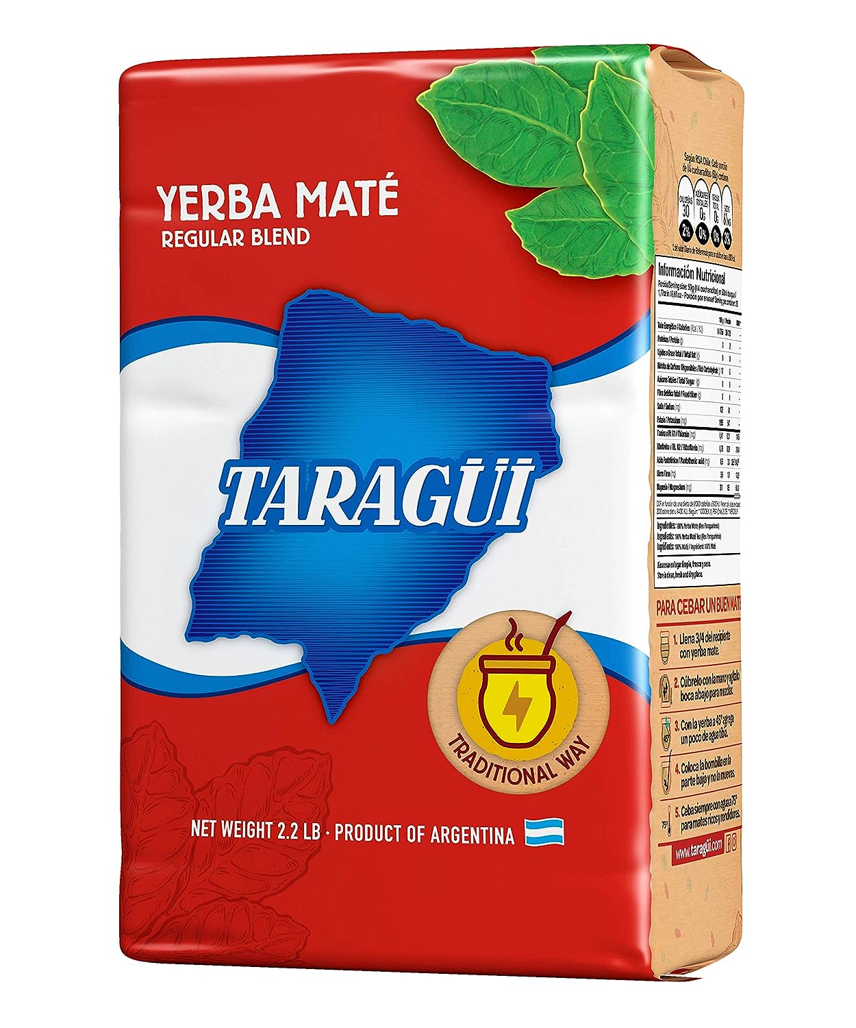 Taragui - Mate Tee aus Argentinien Yerba Mate 1kg Taragui - Mate Tee aus Argentinien Yerba Mate 1kg