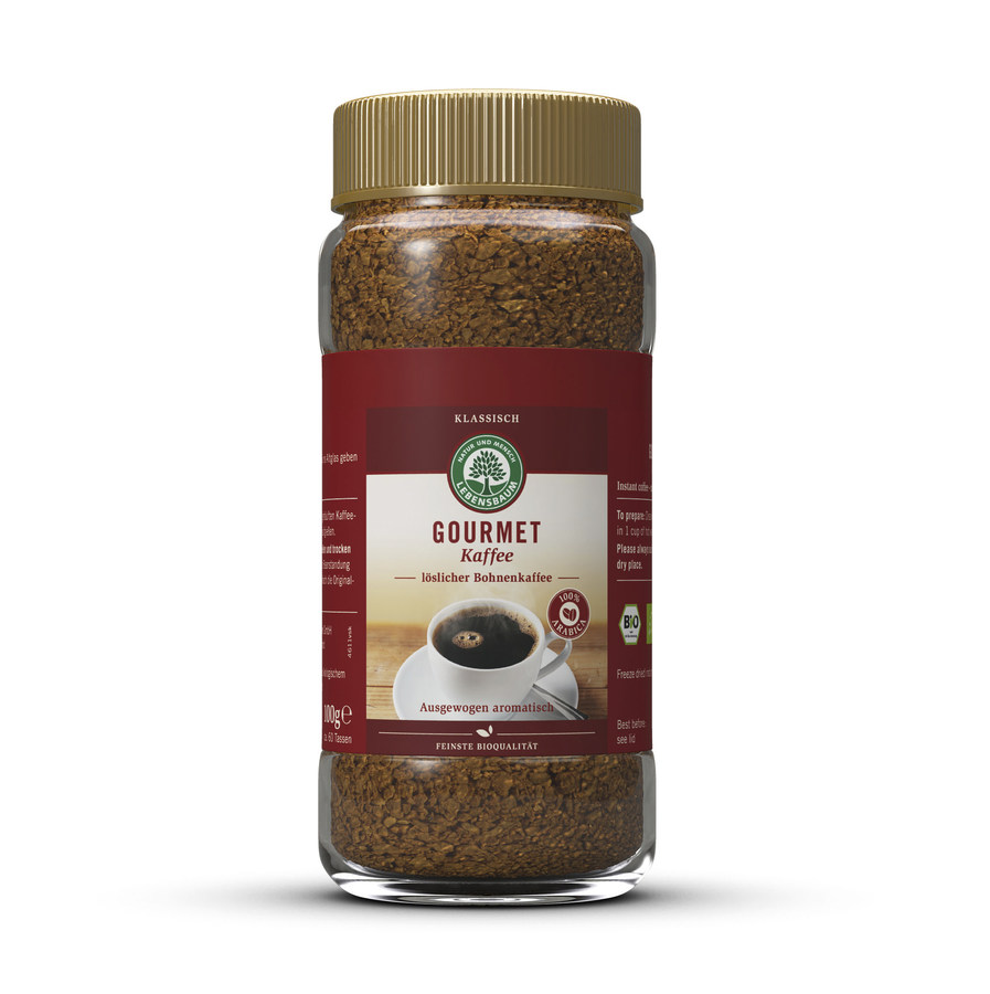 Lebensbaum Gourmet Kaffee Instant, 3er Pack (3 x 100 g) Lebensbaum Gourmet Kaffee Instant, 3er Pack (3 x 100 g)
