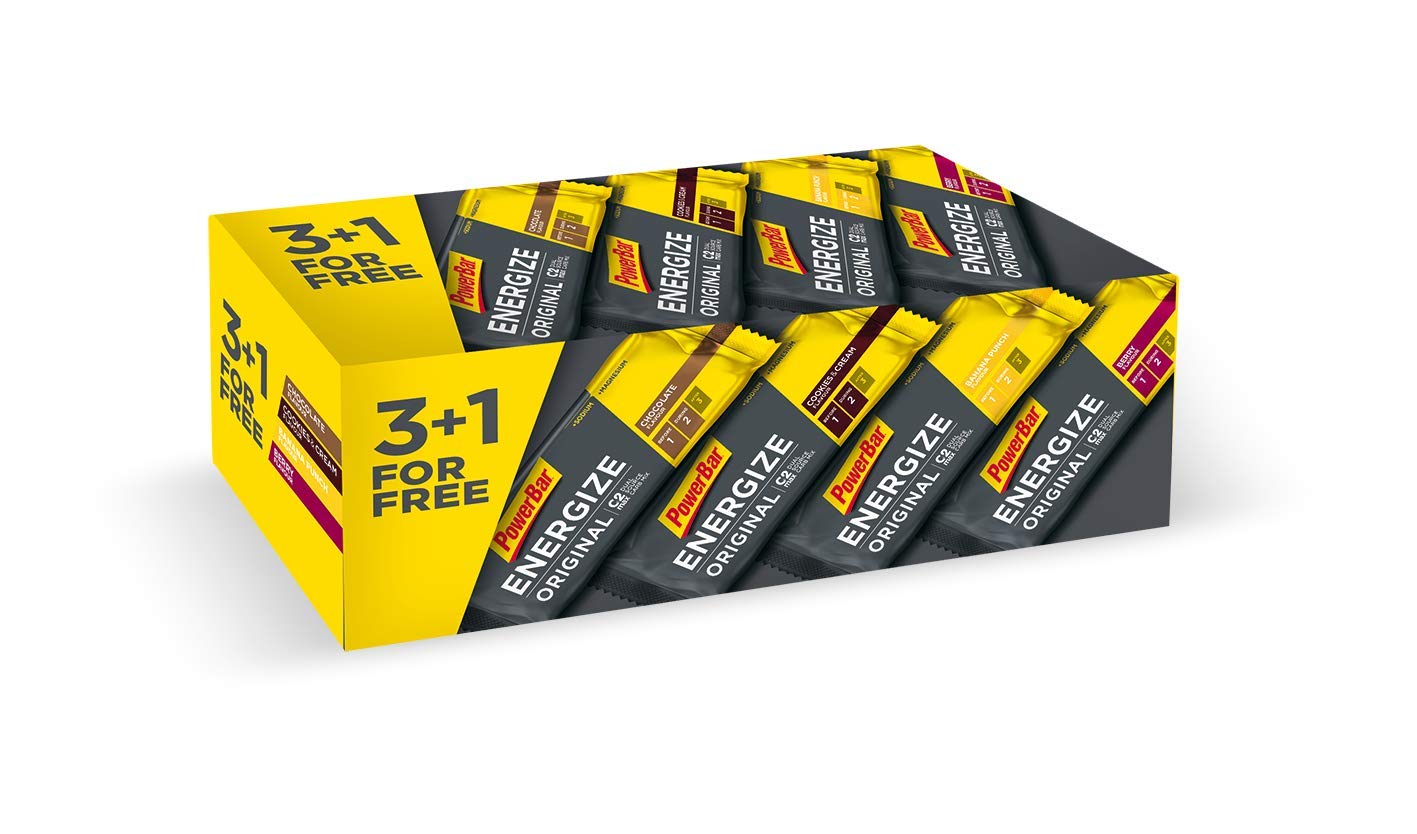 Powerbar Energize Original 3+1 Riegel Box, multiflavor Powerbar Energize Original 3+1 Riegel Box, multiflavor