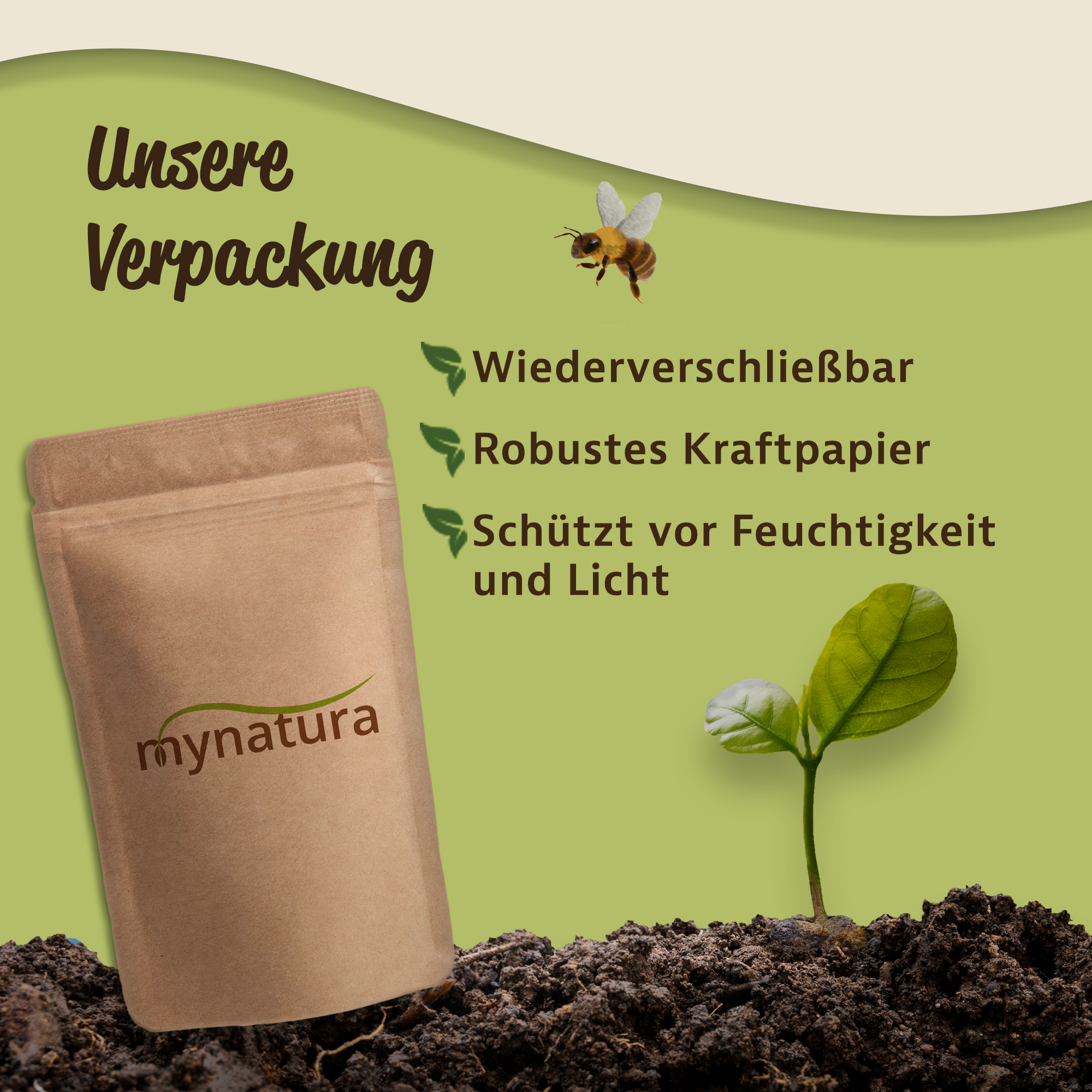 Mynatura Bio Mohnwiese Saatgutmischung (3g)