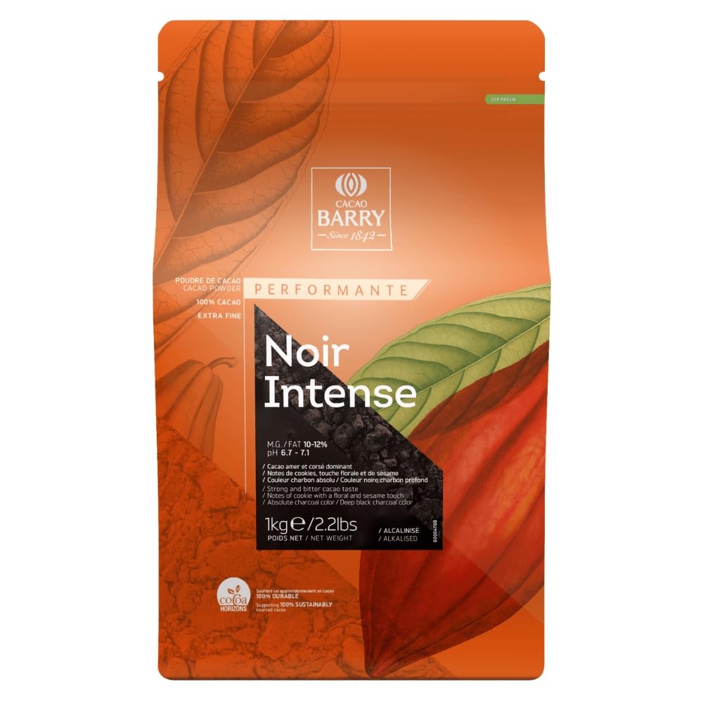 CALLEBAUT  Cacao Barry Noir Intense Kakao (1Kg) CALLEBAUT  Cacao Barry Noir Intense Kakao (1Kg)