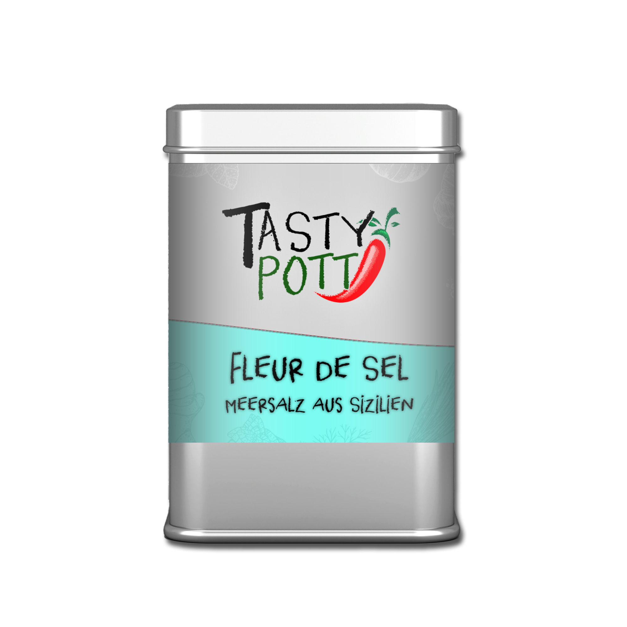 Fleur de Sel Meersalz 150g Dose von Tasty Pott