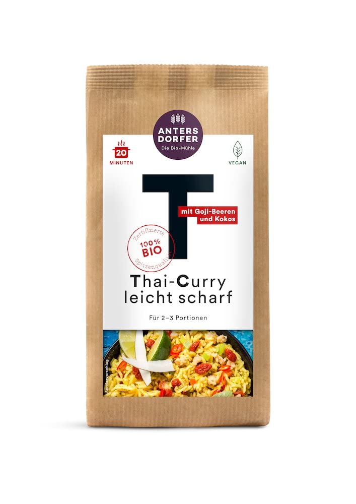 Antersdorfer - Die Bio-Mühle Bio Thai-Curry leicht scharf (6x150g) Antersdorfer - Die Bio-Mühle Bio Thai-Curry leicht scharf (6x150g)